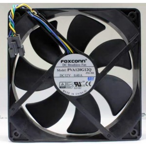 Foxconn PVA120G12Q 12V 0.6A  4wires Cooling Fan