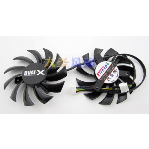 POWERYEAR PY-3010H12S 12V 0.12A 2wires Cooling Fan