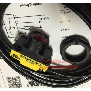 BANNER QS18VP6CV15 Photoelectric Switch Sensor