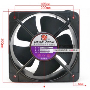 QUAN FENG QA20060HBL 220V 0.45A Cooling Fan