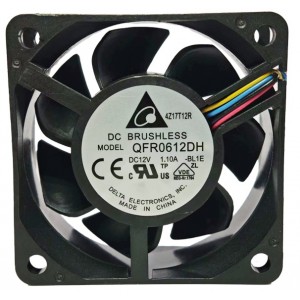 DELTA QFR0612DH 12V 1.1A 4wires Cooling Fan