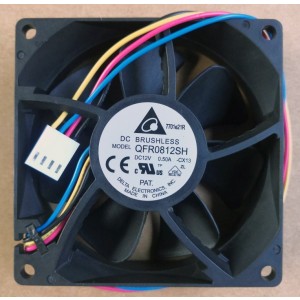 DELTA QFR0812SH 12V 0.5A 4wires Cooling Fan - Picture need