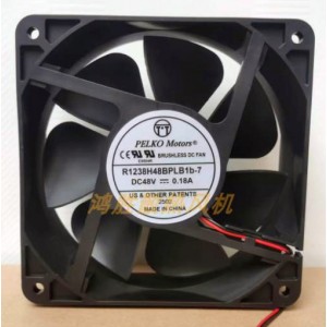 ORION R1238H48BPLB1b-7 48V 0.18A 2wires Cooling Fan 