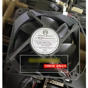 PELKO R1238Y24BPCB2w-7 24V 0.85A 3wires Cooling Fan