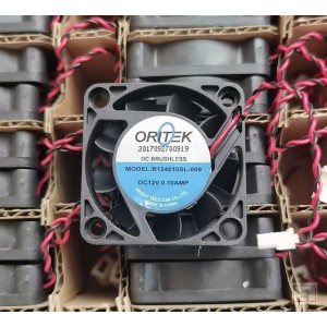 ORITEK R124010SL-009 12V 0.10A 2wires Cooling Fan