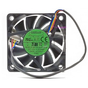 EVERFLOW R126015SU(8)-AF586aR 12V 0.40A 4wires Cooling Fan