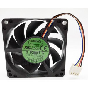 EVERFLOW R127015SM 12V 0.15A 4wires Cooling Fan