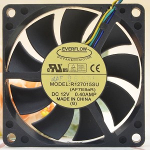 EVERFLOW R127015SU 12V 0.40A 4wires Cooling Fan 