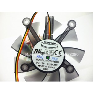 EVERFLOW R128015SM 12V 0.19A 2wires Cooling Fan