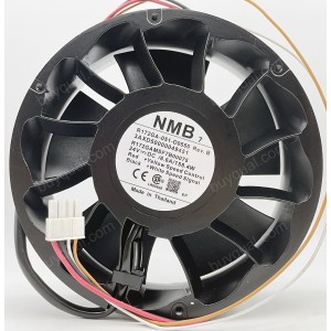 NMB R172GA-051-D0550 3AXD50000049451 24V 6.6A 158.4W 4wires Cooling Fan