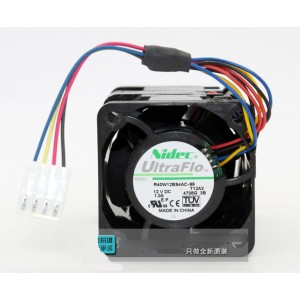 NIDEC R40W12BS4AC-65 12V 1.0A 4wires Cooling Fan