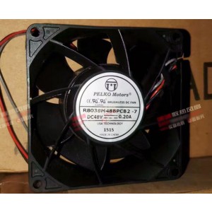PELKO R8038M48BPCB2-7 48V 0.2A 3wires Cooling Fan