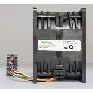 Nidec R80W12BS2M9-57T09 12V 5.54A 8wires Cooling Fan 