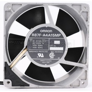 OMRON R87F-A4A15MP 200V 15/14W 2wires Cooling Fan