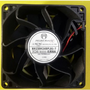 PELKO Motors R9238H24BPLB1-7 24V 0.806A 2wires Cooling Fan 