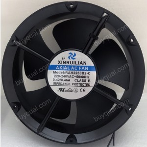 XINRUILIAN RAH2260B2-C 220/240V 0.42/0.46A 2wires Cooling Fan