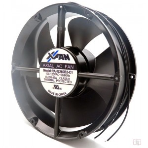 XINRUILIAN RAH2260B2-C1 110-125V 0.42/0.46A 2wires Cooling Fan 