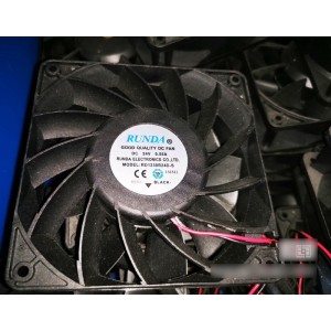 RUNDA RD1238B24D-S 24V 0.55A 2wires Cooling Fan 