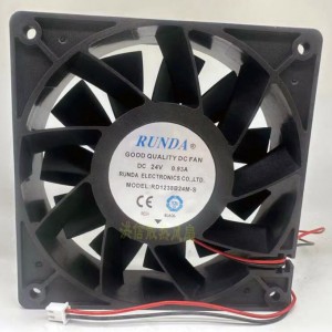 RUNDA RD1238B24M-S 24V 0.93A 2wires Cooling Fan