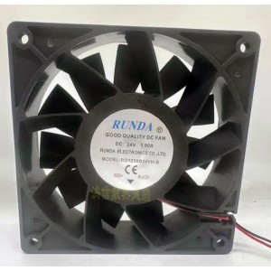 RUNDA RD1238B24VH-S 24V 1.90A 2wires Cooling Fan