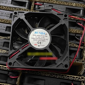 RUNDA RD8015B24L 24V 0.10A 2 Wires Cooling Fan 
