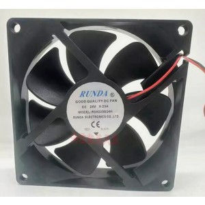 RUNDA RD9225S24H 24V 0.23A 2wires Cooling Fan