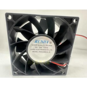RUNDA RD9238B24L-S 24V 0.41A 2wires Cooling Fan 