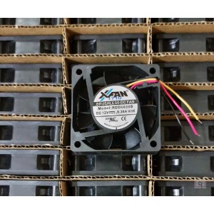 XINRUILIAN RDD6020B 12V 0.3A 3wires Cooling Fan 
