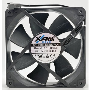 RUILIAN RDH1225S 12V 0.40A 2wires cooling fan