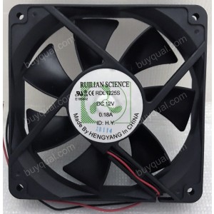 RUILIAN RDL1225S 12V 0.18A 2wires cooling fan