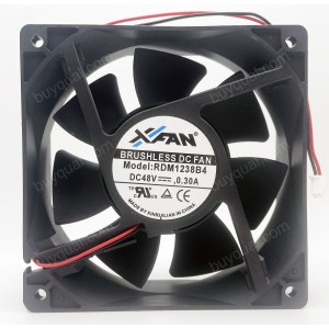 RUILIAN RDM1238B4 48V 0.30A 2wires 3wires cooling fan