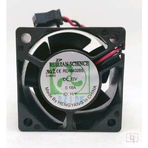 RUILIAN RDM4028S 12V 0.18A 2wires Cooling Fan