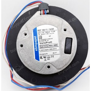 Ebmpapst REF100-11/14/2H 24V 590mA 14.2W 3wires Cooling Fan 