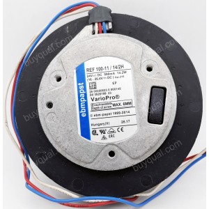 Ebmpapst REF100-11/14/2H 24V 590mA 14.2W 3wires Cooling Fan - Original New