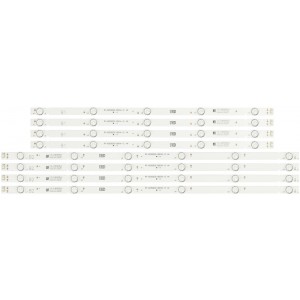 LG RF-AZ550E30-0501A-12 RF-AZ550E30-0601B-12 YAL13-0053030 LED Backlight Strips for 55UJ6200-UA (8 Strips)