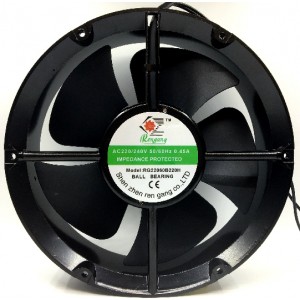 RENGANG RG22060B220H 220/240V 0.45A 2wires Cooling Fan 
