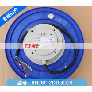ZIEHL-ABEGG RH28C-2DD.3I.CR 400/460/500V 1.25/1.65/1.55/1.72A 66/100/110/58W 8wires Cooling Fan 