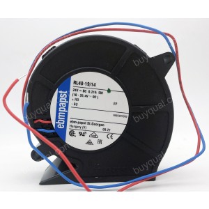 Ebmpapst RL48-19/14 24V 0.21A 5W 2wires Cooling Fan - New