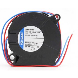 Ebmpapst RLF35-8/14N 24V 4.3W 2wires Cooling Fan