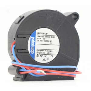 Ebmpapst RLF35-8/12M 12V 0.3A 3.6W 2wires Cooling Fan 