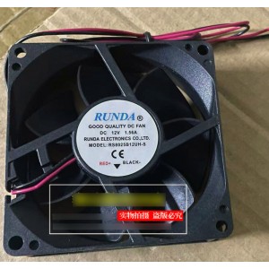 RUNDA RS8025B12UH-S 12V 1.56A 2wires Cooling Fan