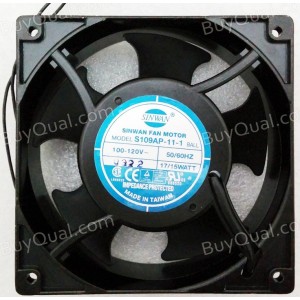 SINWAN S109AP-11-1 110V 17/15W 2wires Cooling Fan
