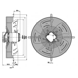 Ebmpapst S4D400-AP12-38 230/400V 0.76/0.39A 135/185W Cooling Fan