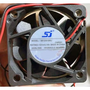 SJ SB120515RU 12V 0.14A 2wires Cooling Fan