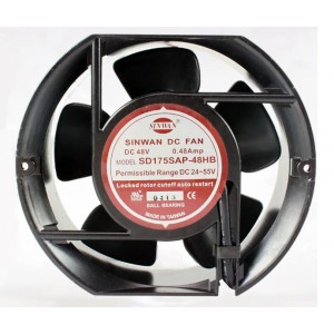 SINWAN SD175SAP-48HB 48V 0.48A 2wires Cooling Fan