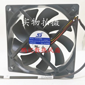 SJ SD241225BM 24V 0.26A 3wires Cooling Fan 