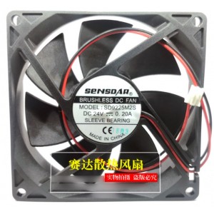 SENSDAD SD9225M2S 24V 0.20A 2wires Cooling Fan