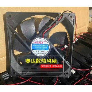 SANLY SF12025SM 12V 0.23A 2wires Cooling Fan 