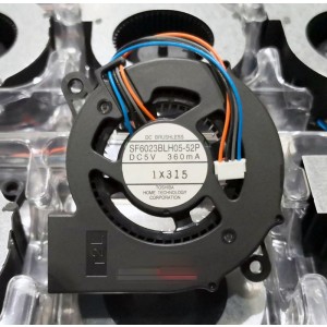 TOSHIBA SF6023BLH05-52P 5V 360mA 4wires Cooling Fan