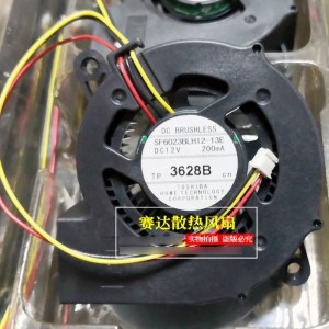 TOSHIBA SF6023BLH12-13E 12V 200mA 3wires Cooling Fan